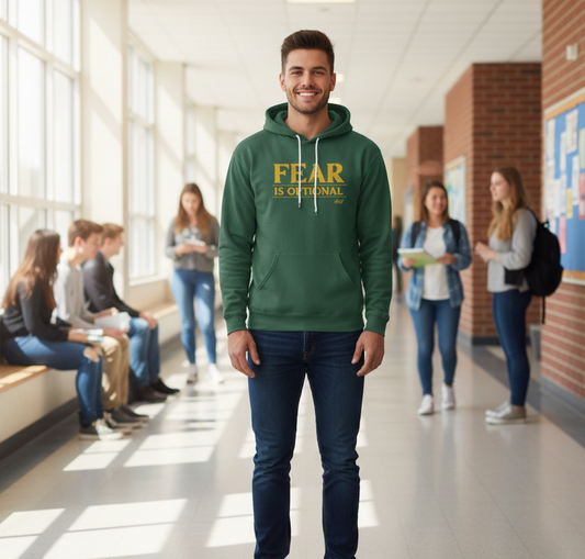 Fear Is Optional Hoodie – Designed With Purpose